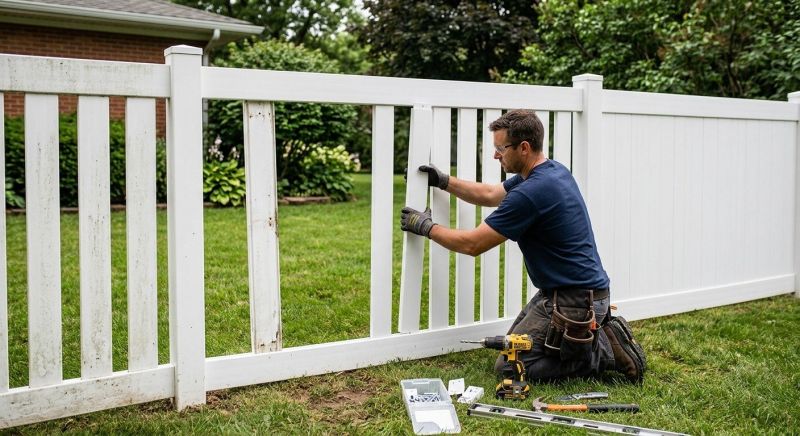 Vinyl Fence Repair Service