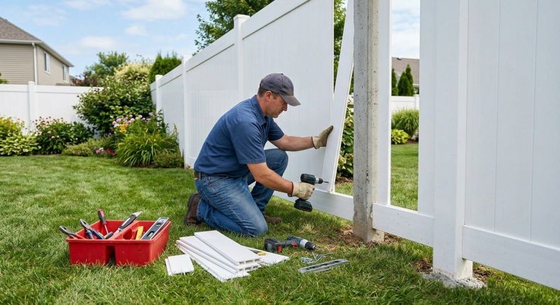 Vinyl Fence Repair