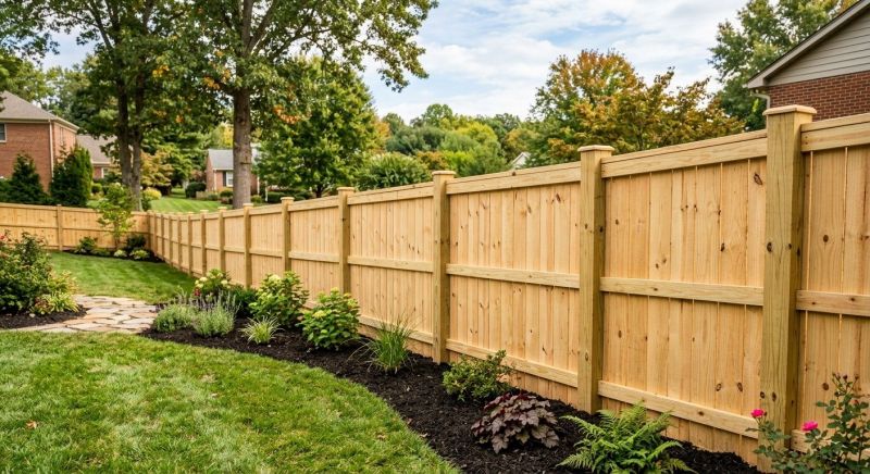 Timber Fence Installation in Pearland, TX