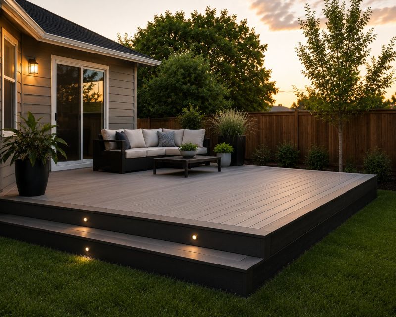 Floating Deck Installation in Worcester, MA