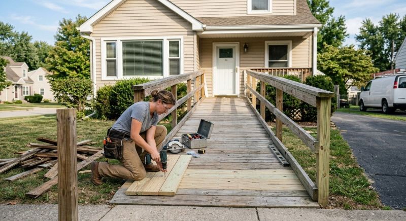 Home Ramp Installation in Kansas City, KS