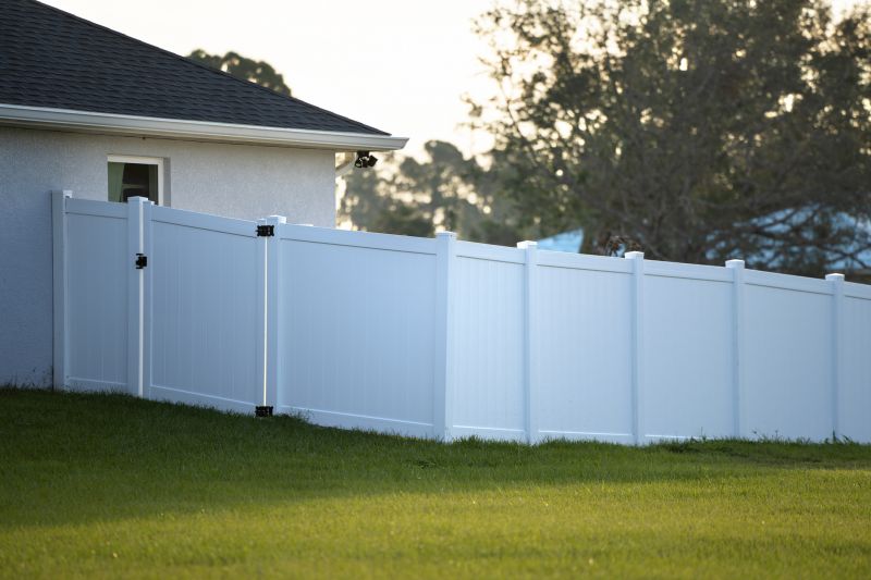 Finished Vinyl Fence Repair