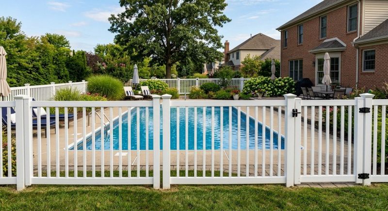 Vinyl Pool Fence Installation in Alpharetta, GA