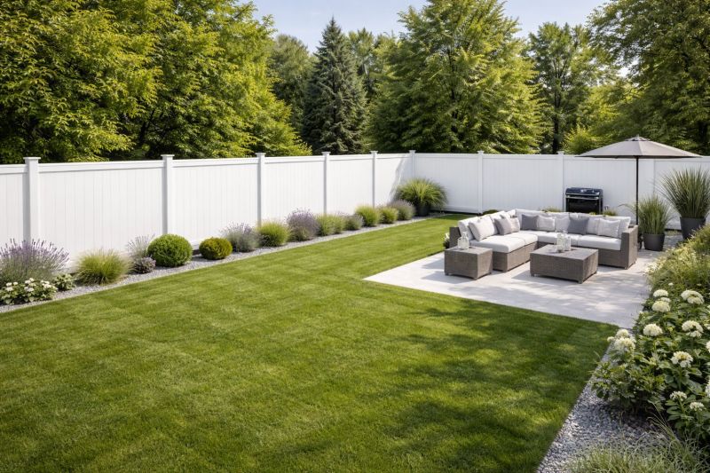 White Pvc Fence Installation in Alpharetta, GA