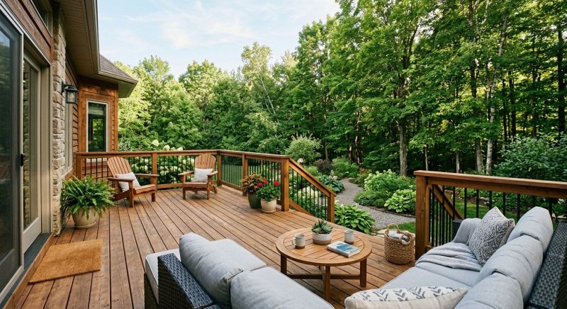 Wooden Patio Installation in Worcester, MA